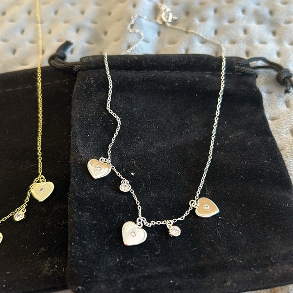 SPECIAL‼️Hearts & Cubic Zirconia Charm Necklace-Boutique - Picture 4 of 7